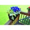 Emsco Group Railing Planter with Drainage Holes, 24in Weatherproof Resin Planter, Charcoal 2440W-1 - alternate 3